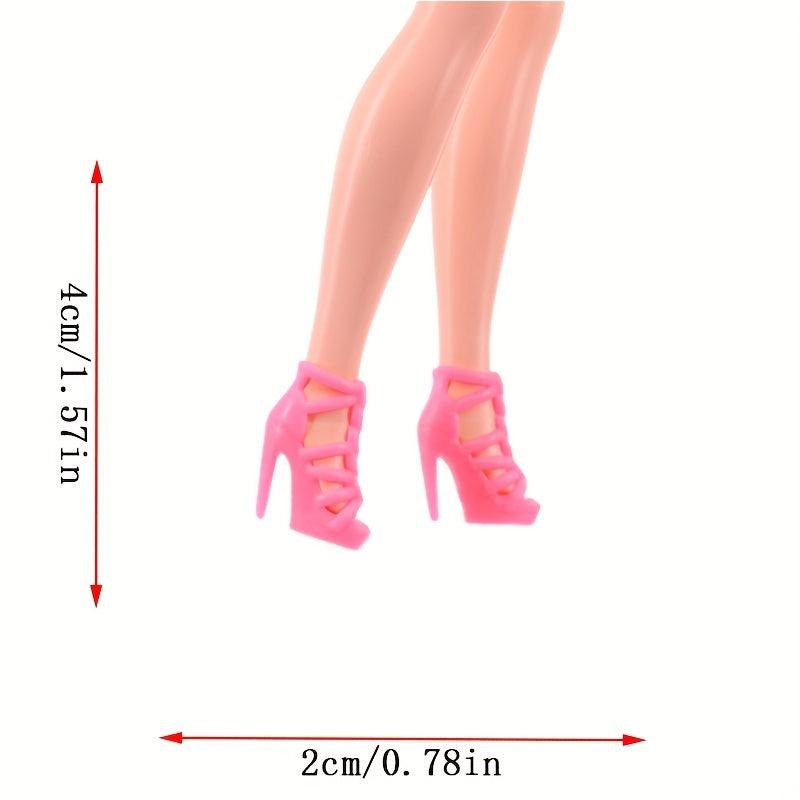Doll Shoes Changeable Sandals High Heels Flat Shoes Boots