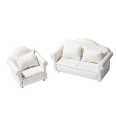 1:12 Dollhouse Mini Fabric Sofa Furniture DIY Model Toy Gift for Kids