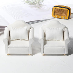 1:12 Dollhouse Mini Fabric Sofa Furniture DIY Model Toy Gift for Kids