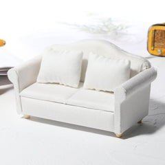 1:12 Dollhouse Mini Fabric Sofa Furniture DIY Model Toy Gift for Kids
