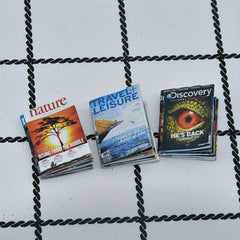 1:12 Scale Miniature Books & Accessories for Dollhouse Decor & Pretend Play