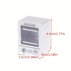 1:12 Dollhouse Mini Vertical Oven Microwave Kitchen Baking Dish Model Doll Decor