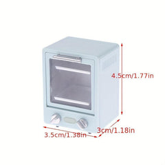 1:12 Dollhouse Mini Vertical Oven Microwave Kitchen Baking Dish Model Doll Decor