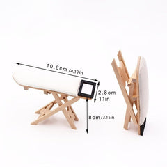 1:12 Dollhouse Ironing Table DIY Home Decor Accessory