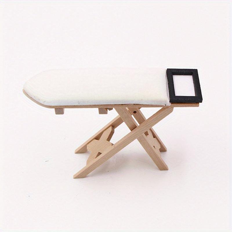 1:12 Dollhouse Ironing Table DIY Home Decor Accessory