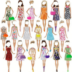 32pcs Doll Clothes Accessories Kit for 11.5in Doll