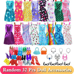 32pcs Doll Clothes Accessories Kit for 11.5in Doll