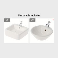 Miniature Bathroom Sink for Dollhouses