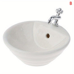Miniature Bathroom Sink for Dollhouses