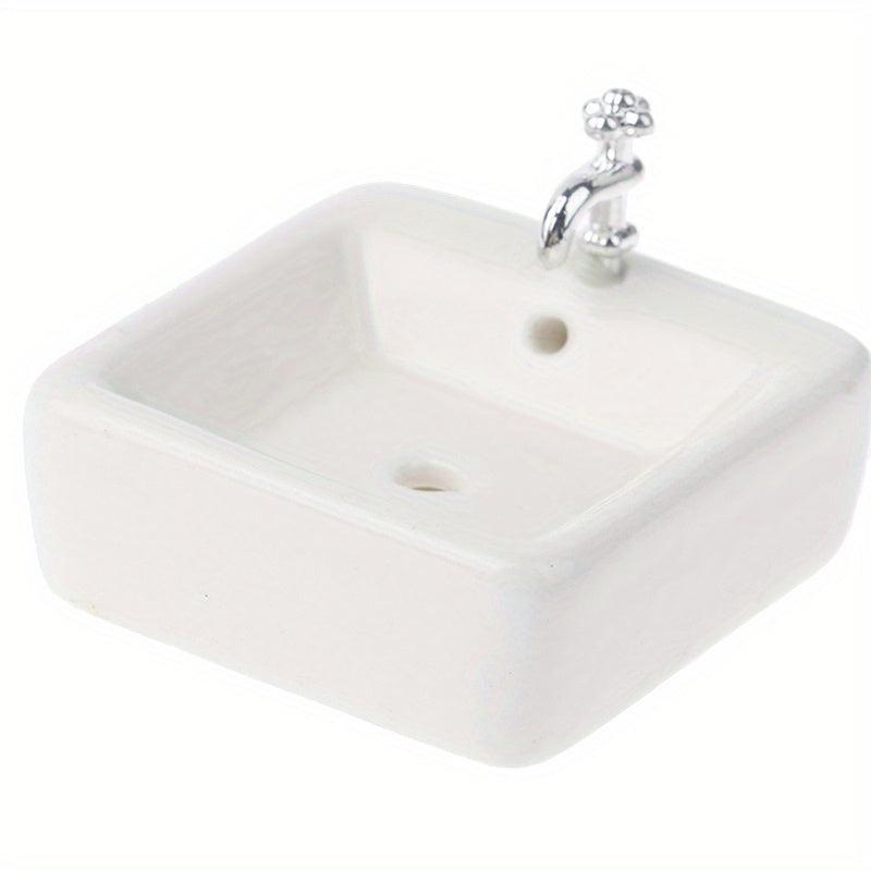 Miniature Bathroom Sink for Dollhouses