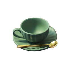 3pcs 1:12 Dollhouse Mini Furniture Coffee Cup Saucer Spoon Set