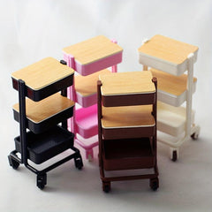 Mini Storage Cart & 2 Boards Set Handcart Toy for Kids