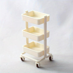 Mini Storage Cart & 2 Boards Set Handcart Toy for Kids