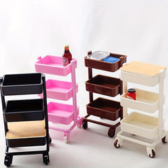 Mini Storage Cart & 2 Boards Set Handcart Toy for Kids
