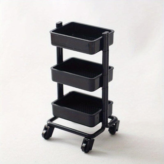 Mini Storage Cart & 2 Boards Set Handcart Toy for Kids
