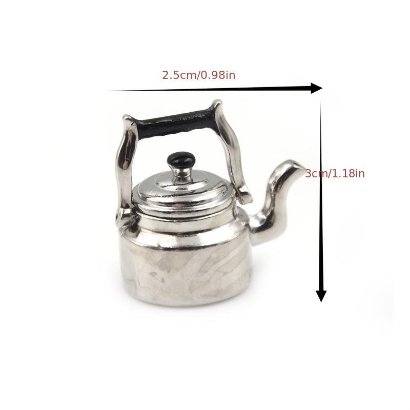 Mini Doll House Kettle Ornament, 1:12 Scale