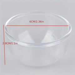 1/12 Dollhouse Glass Soup Plate Toy