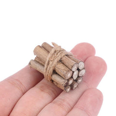 1:12 Dollhouse Mini Firewood Winter Scene Ornaments for Children