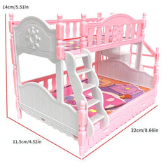Princess Double Bed Playhouse Furniture Set