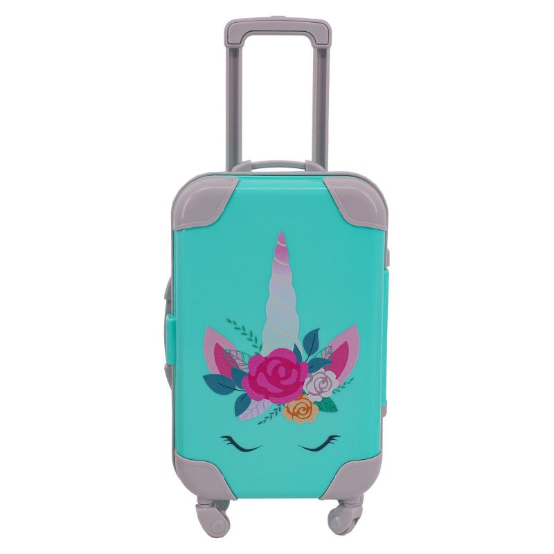 Animal Print Luggage Chaffy Doll Storage Box