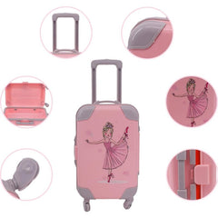 Animal Print Luggage Chaffy Doll Storage Box