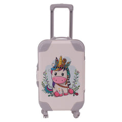 Animal Print Luggage Chaffy Doll Storage Box