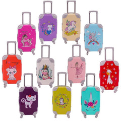 Animal Print Luggage Chaffy Doll Storage Box