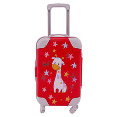 Animal Print Luggage Chaffy Doll Storage Box