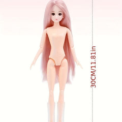 Mermaid Doll Plain 11 Joint Single Princess Hand Dressed