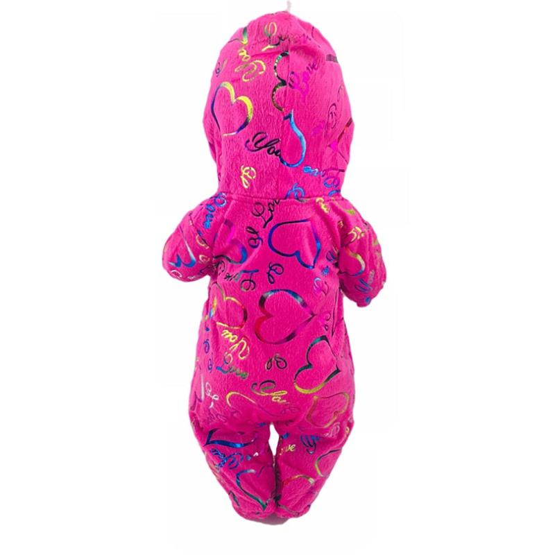 Bling Bling Hooded Jumpsuit Rompers Doll Clothes Outfit