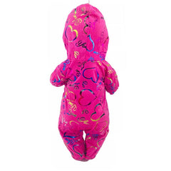 Bling Bling Hooded Jumpsuit Rompers Doll Clothes Outfit