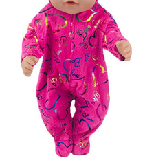 Bling Bling Hooded Jumpsuit Rompers Doll Clothes Outfit