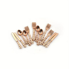 12pcs Dollhouse Kitchen Furniture Toys