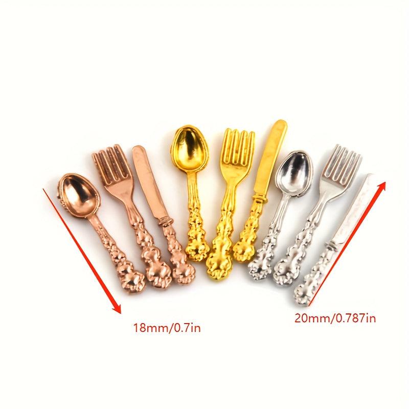 12pcs Dollhouse Kitchen Furniture Toys