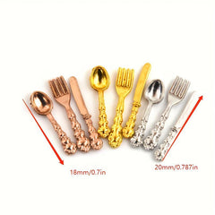 12pcs Dollhouse Kitchen Furniture Toys