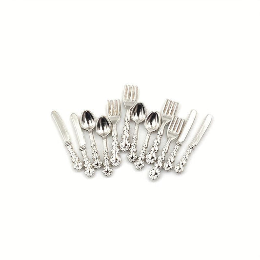 12pcs Dollhouse Kitchen Furniture Toys