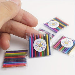 Mini Watercolor Box Crayon Painting Box Studio Scene Decoration