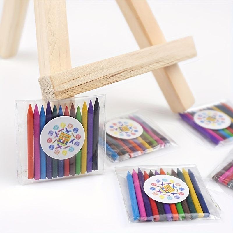 Mini Watercolor Box Crayon Painting Box Studio Scene Decoration