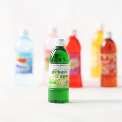 6pcs 1 12 Dollhouse Drink Bottles Cartoon Soda Juice Food Props