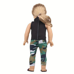 Doll T Shirt Pants Set for American Girls Dolls