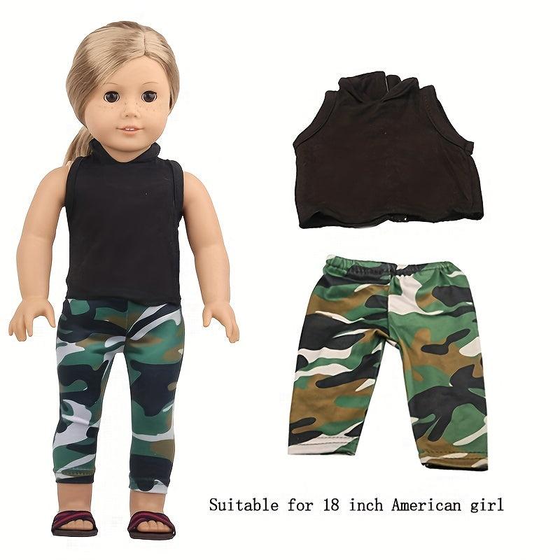 Doll T Shirt Pants Set for American Girls Dolls