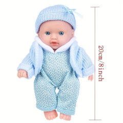 8 inch Simulation Doll Soft Rubber Toy Kids Gift