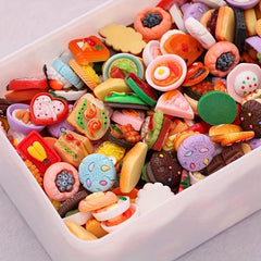 10 Pcs Dollhouse Food Snacks Cake Wine Drinks Kids Holiday Toy