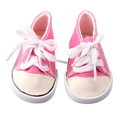 18 Inch Doll Canvas Shoes - Doll Accessories for Children