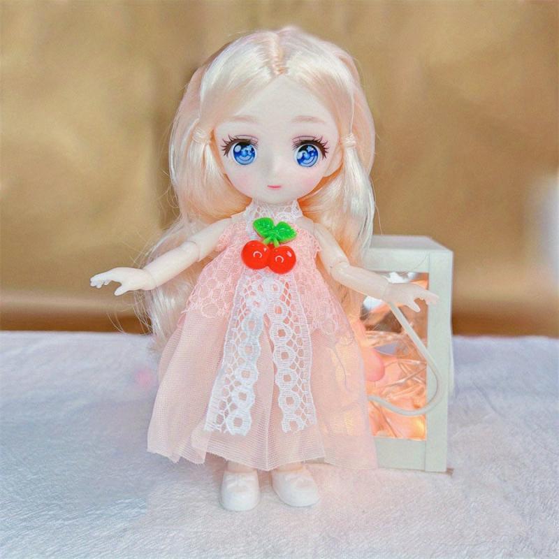 Toys Dolls For Girl BJD Doll Set Anime Eyes Diy Lovely Princess Dolls