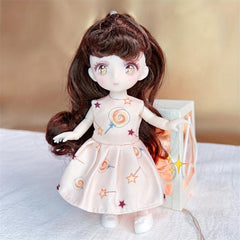 Toys Dolls For Girl BJD Doll Set Anime Eyes Diy Lovely Princess Dolls