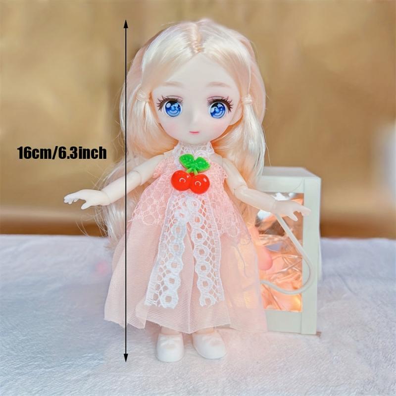 Toys Dolls For Girl BJD Doll Set Anime Eyes Diy Lovely Princess Dolls