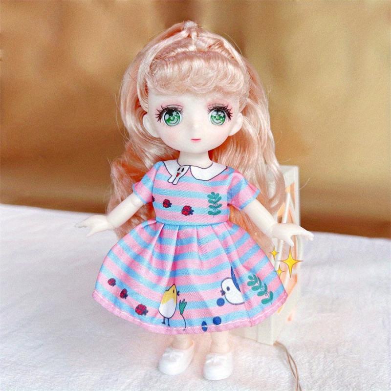 Toys Dolls For Girl BJD Doll Set Anime Eyes Diy Lovely Princess Dolls