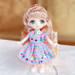 Toys Dolls For Girl BJD Doll Set Anime Eyes Diy Lovely Princess Dolls