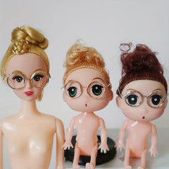 1pc Dollhouse Glasses Doll House Accessories